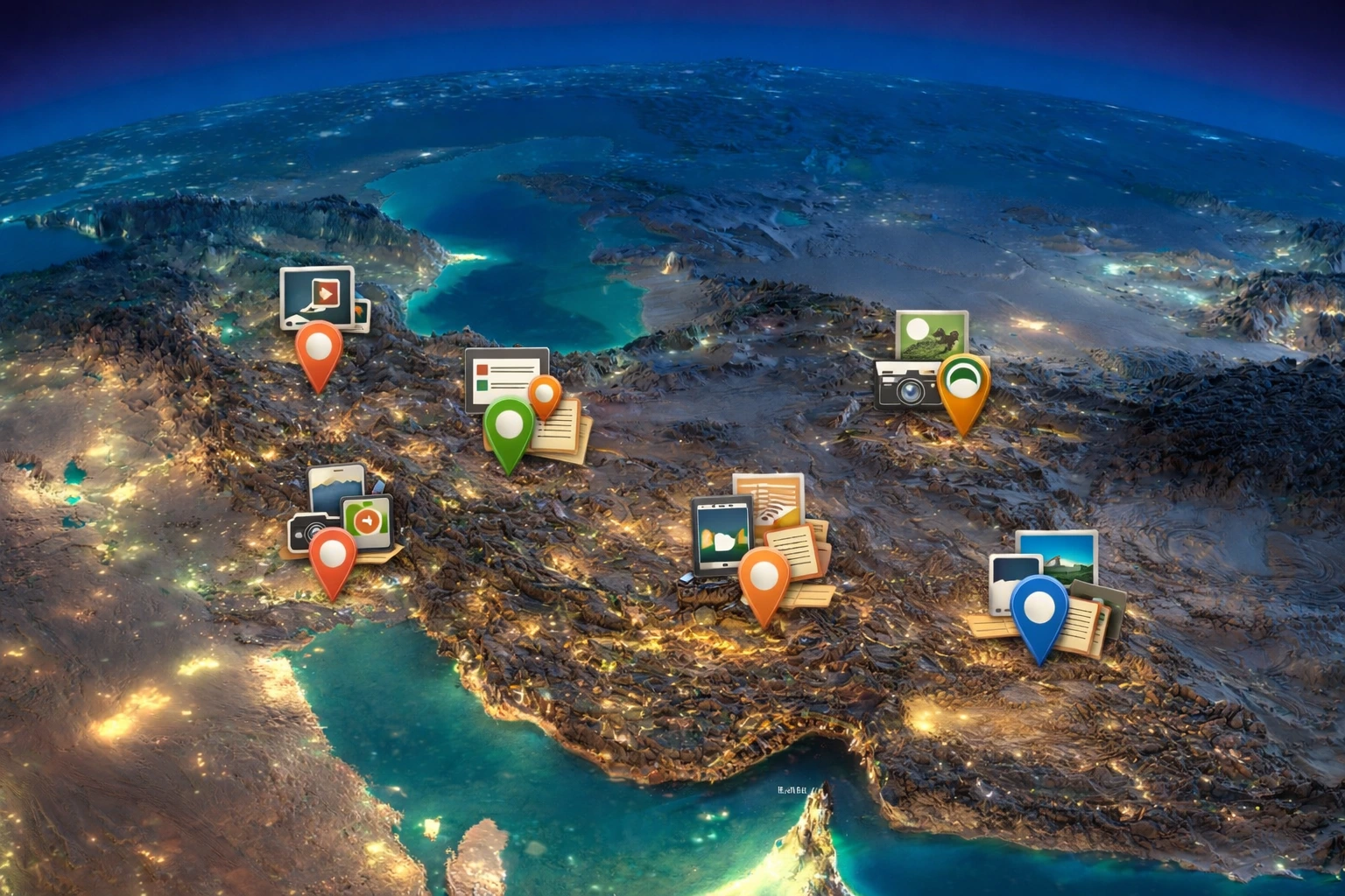Travel Blog Map